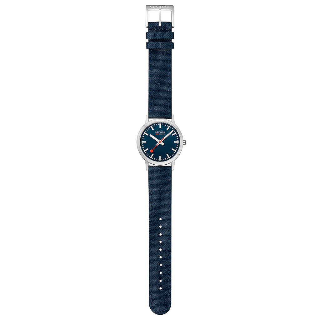 Mondaine Official Swiss Railways Classic Deep Blue 36mm Watch Watch Mondaine   