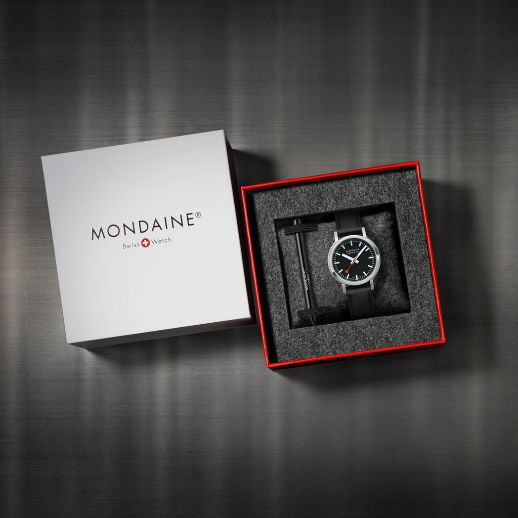 Mondaine Official Swiss Railways Stop2Go Automatic Super-LumiNovaÂ® 34mm Watch Watch Mondaine   