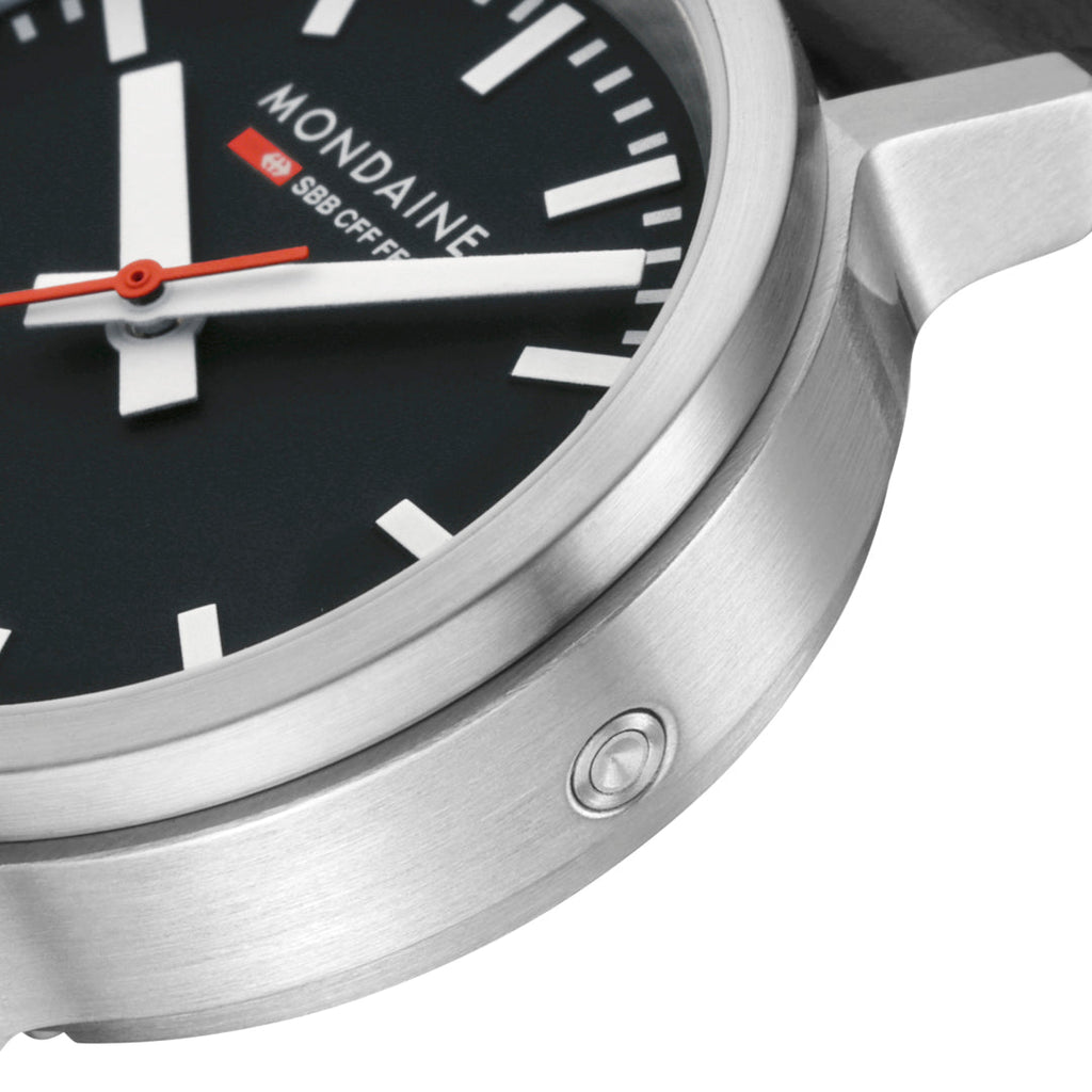 Mondaine Official Swiss Railways Stop2Go Automatic Super-LumiNovaÂ® 34mm Watch Watch Mondaine   