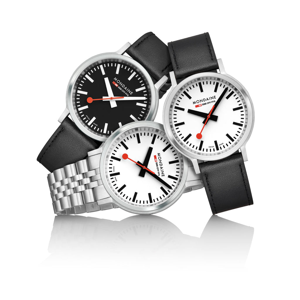 Mondaine Official Swiss Railways Stop2Go Automatic Super-LumiNovaÂ® 41mm Watch Watch Mondaine   