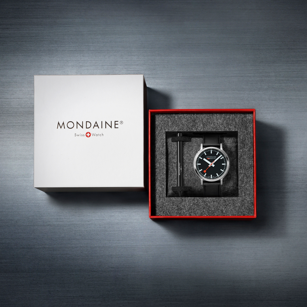 Mondaine Official Swiss Railways Stop2Go Automatic Super-LumiNovaÂ® 41mm Watch Watch Mondaine   