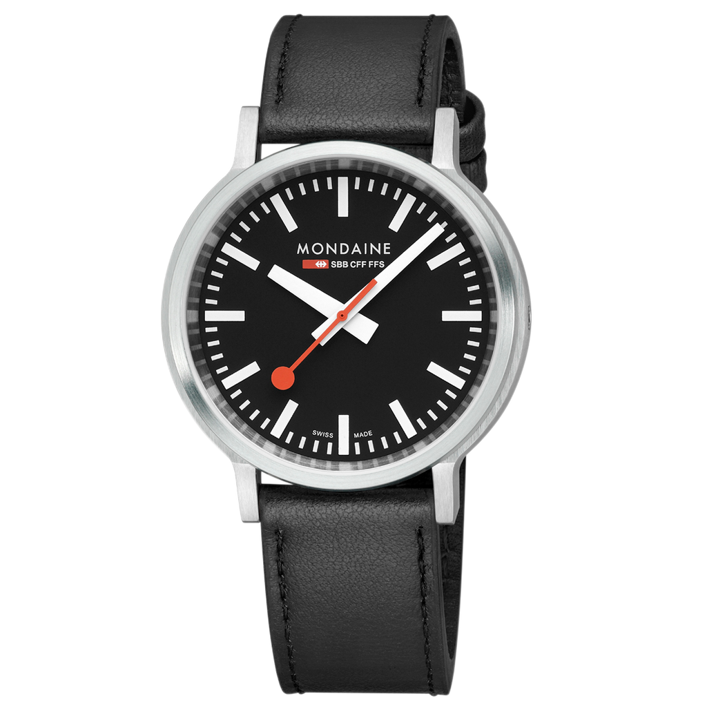 Mondaine Official Swiss Railways Stop2Go Automatic Super-LumiNovaÂ® 41mm Watch Watch Mondaine   