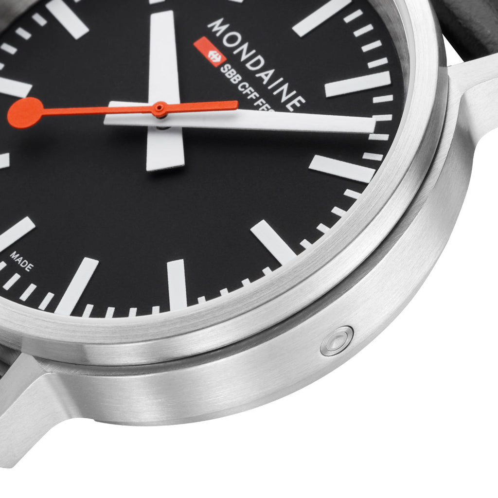 Mondaine Official Swiss Railways Stop2Go Automatic Super-LumiNovaÂ® 41mm Watch Watch Mondaine   