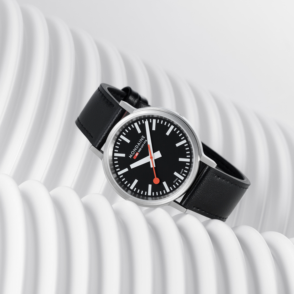 Mondaine Official Swiss Railways Stop2Go Automatic Super-LumiNovaÂ® 41mm Watch Watch Mondaine   