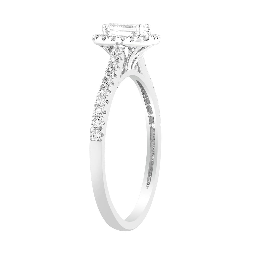 Diamond Ring with 0.50ct Diamonds in 9K White Gold Rings Boutique Diamond Jewellery   