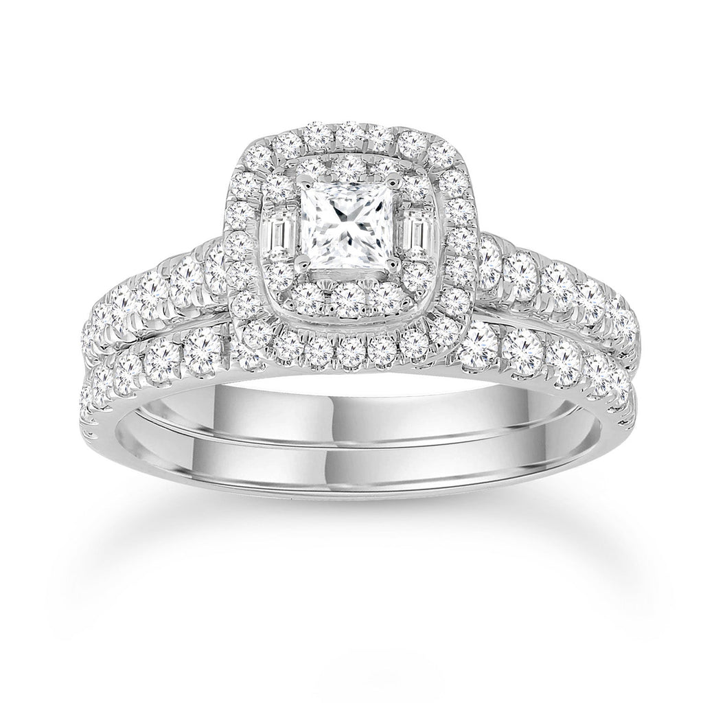 Diamond Ring with 1.00ct Diamonds in 9K White Gold Rings Boutique Diamond Jewellery   