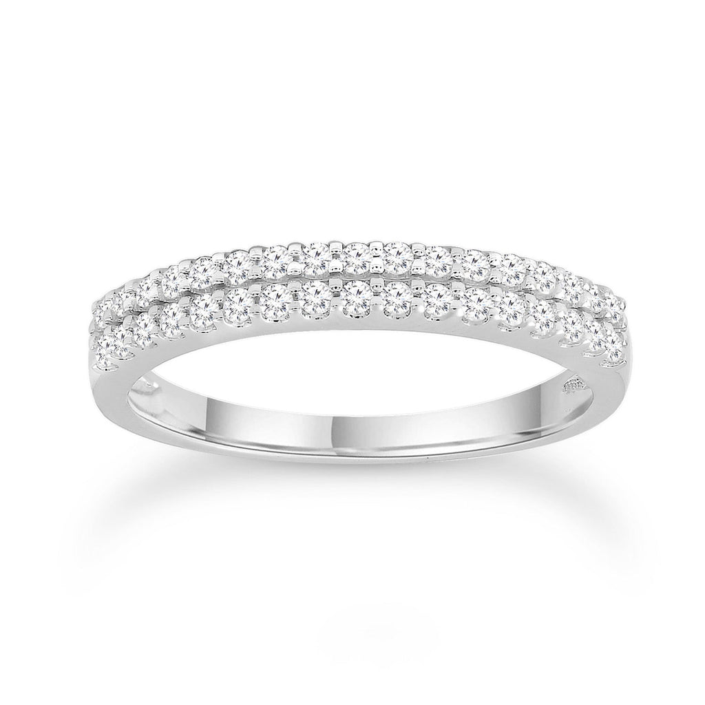 Diamond Ring with 0.25ct Diamonds in 9K White Gold Rings Boutique Diamond Jewellery   