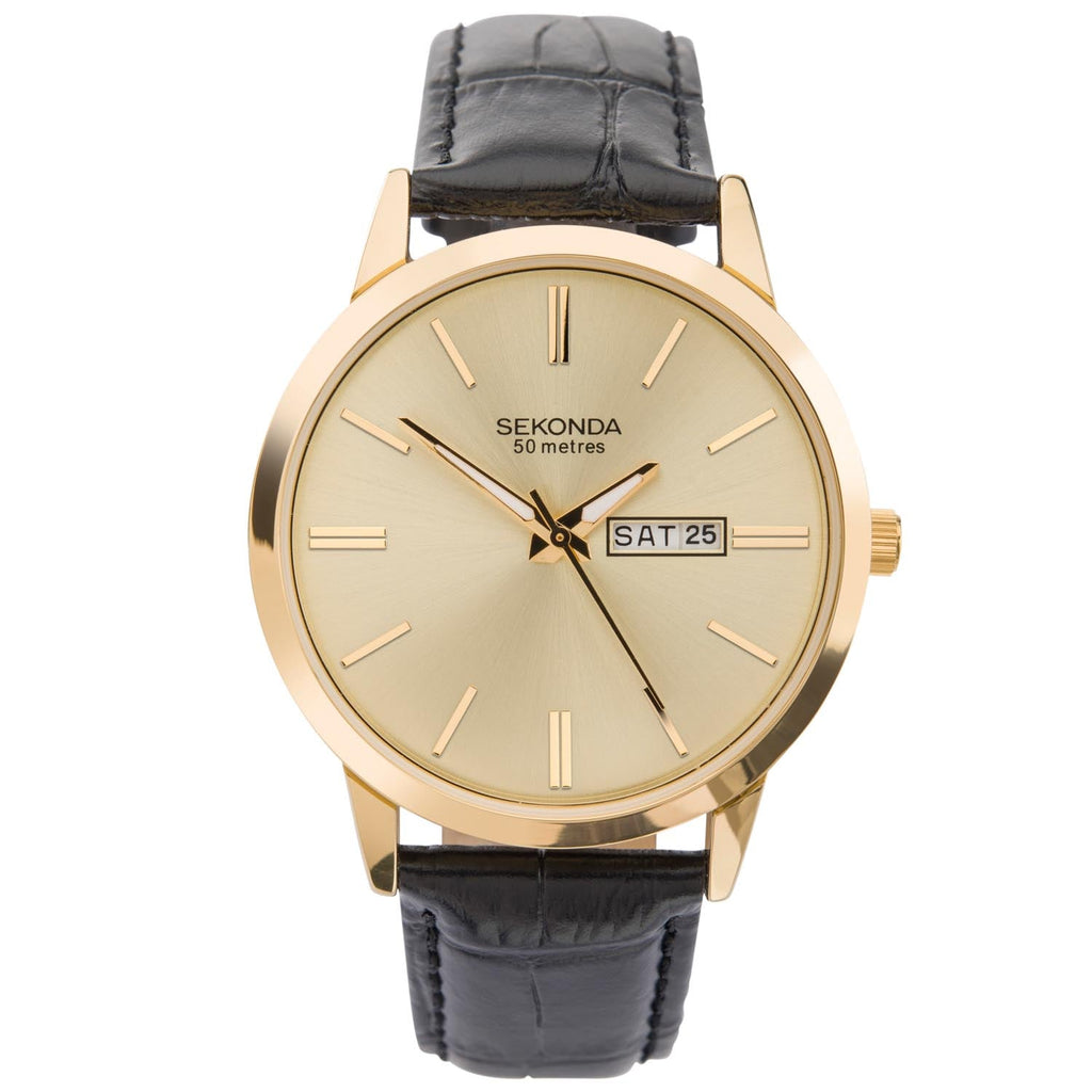 Sekonda Men's Classic Leather Strap Watch SK1838 Watch Sekonda   