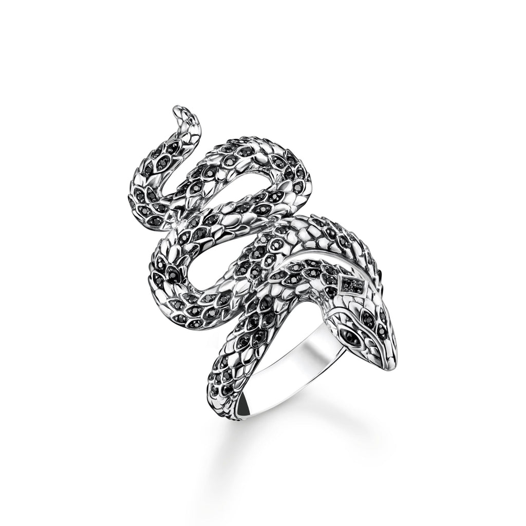 THOMAS SABO Ring blackened snake Ring Thomas Sabo   