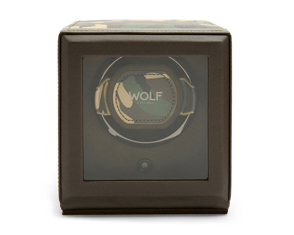 Wolf Elements Single Winder Watch Winder Wolf Green  