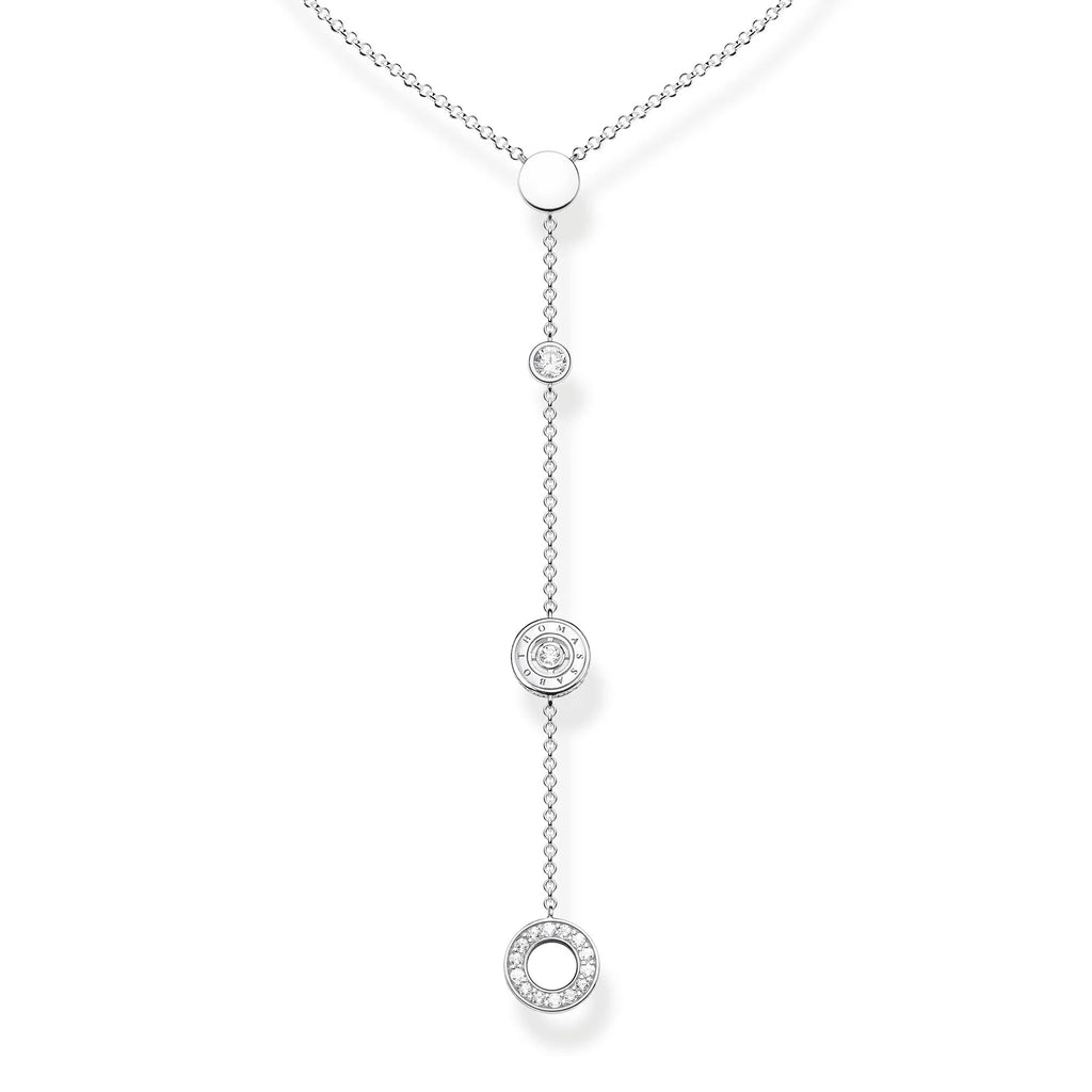 THOMAS SABO Sparkling Circles Silver Necklace Necklace Thomas Sabo 40-45cm  