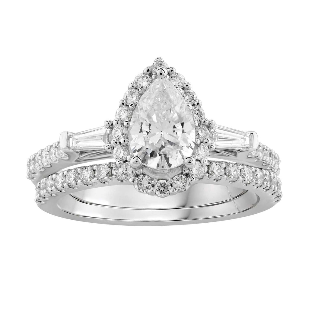 1.82ct Lab Grown Diamond Ring in 18K White Gold Ring Boutique Diamond Jewellery L  