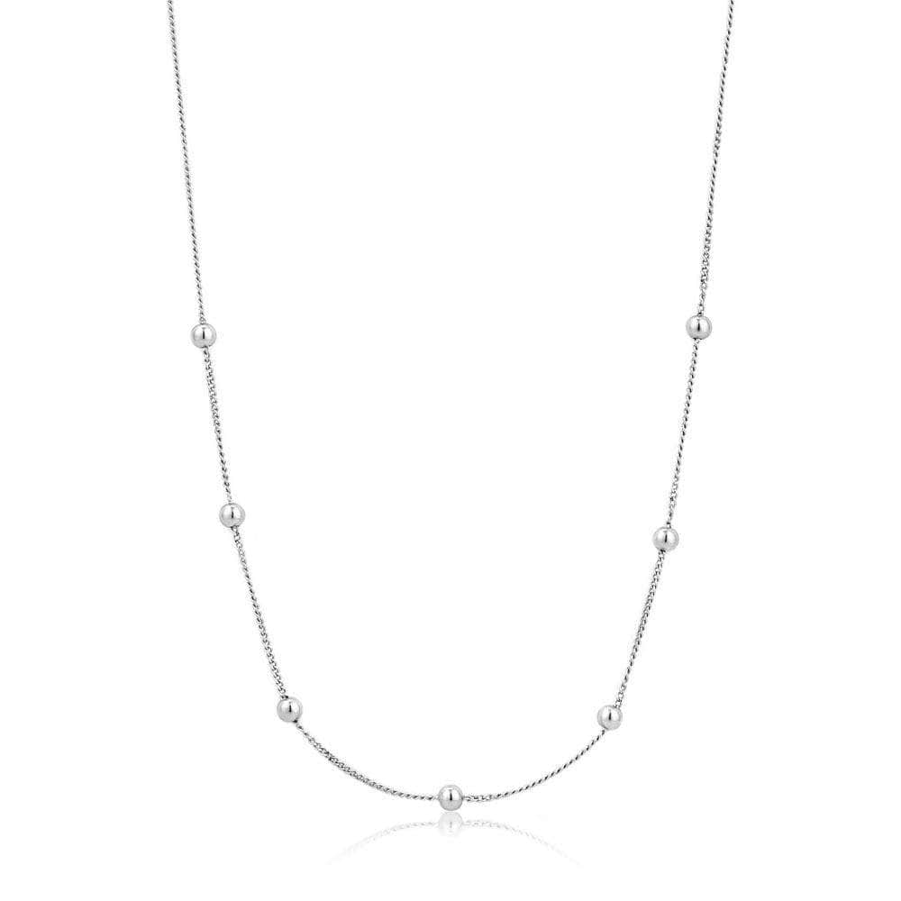 Ania Haie Modern Beaded Necklace - Silver Necklace Ania Haie Default Title  