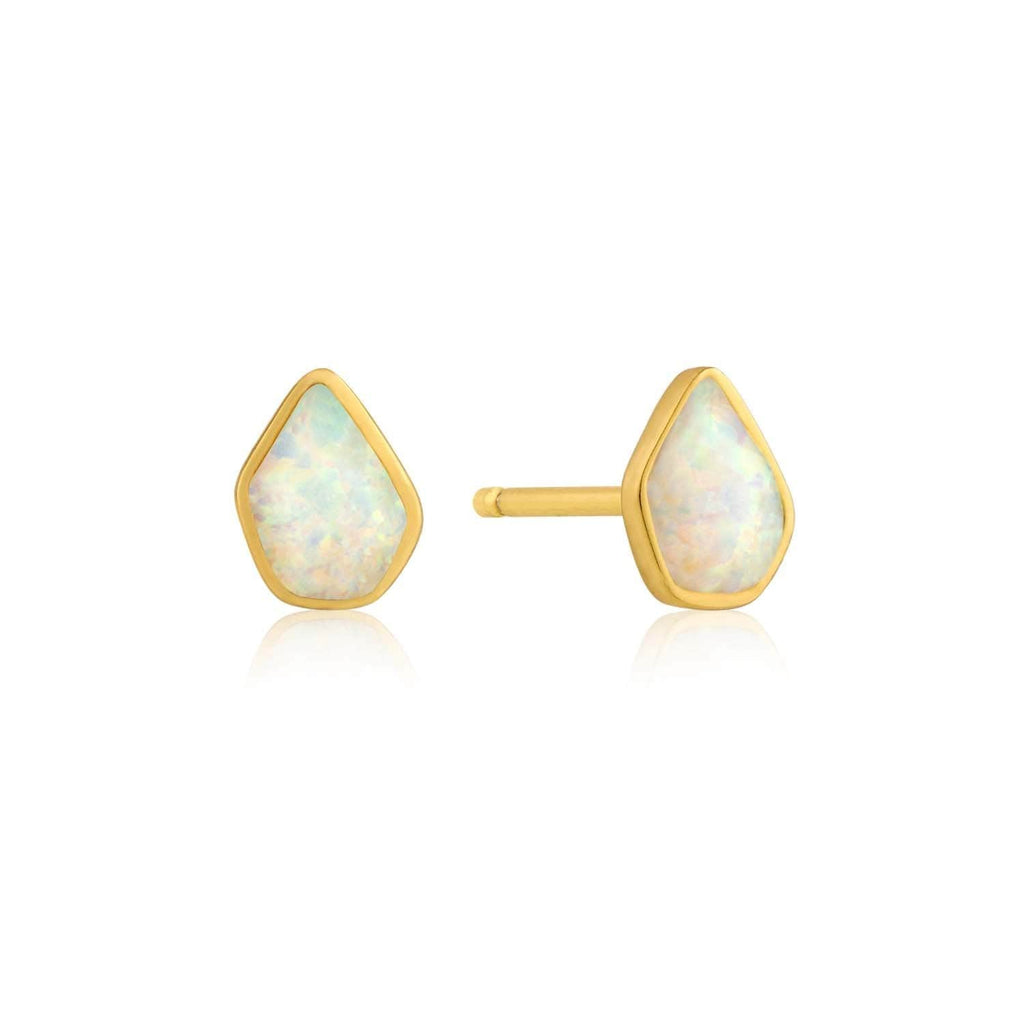 Ania Haie Opal Colour Stud Earrings - Gold Earrings Ania Haie Default Title  