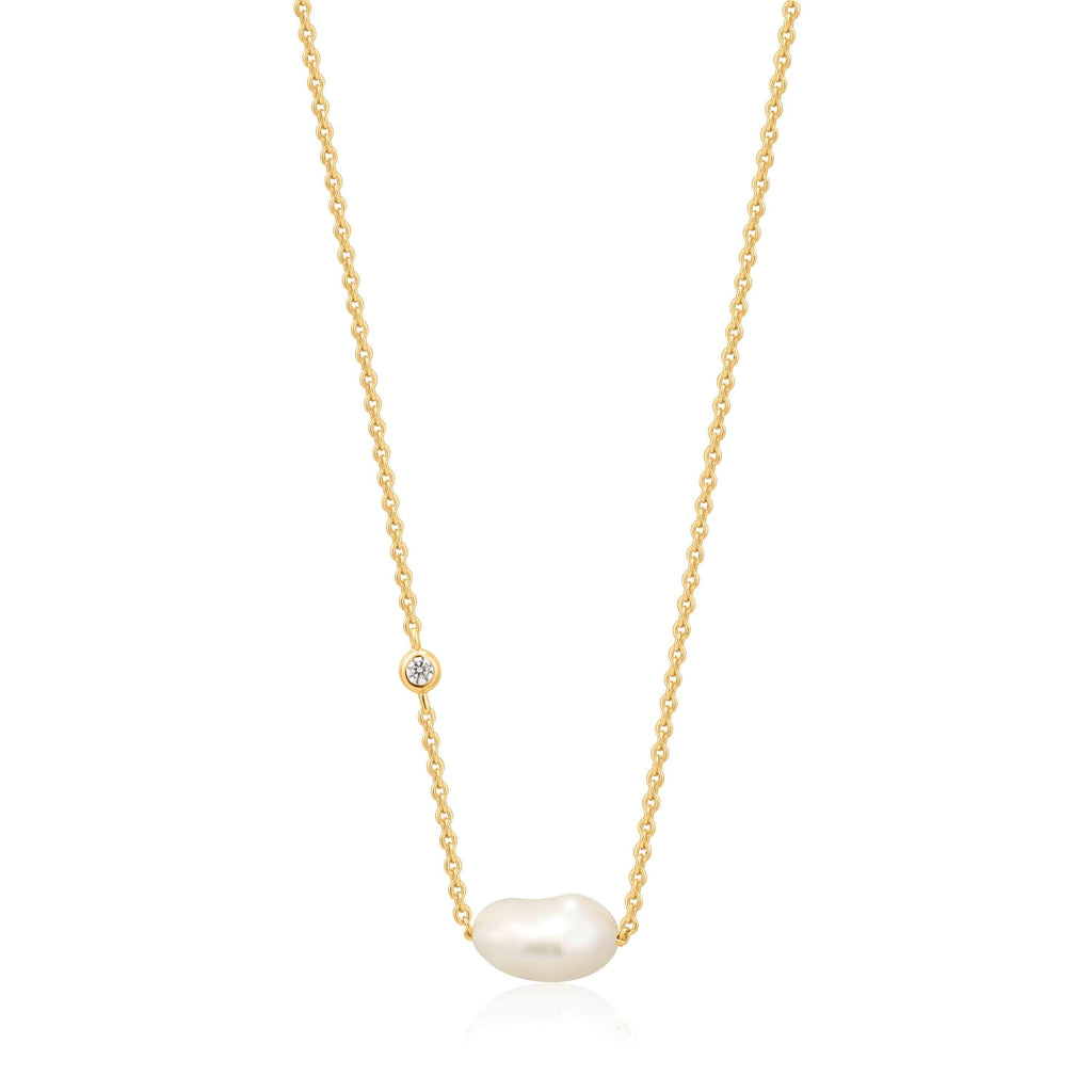Ania Haie Pearl Necklace Gold Necklace Ania Haie   